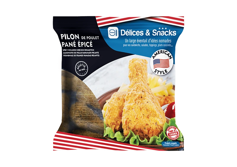 Pilon de poulet pané American Style - Délices & Snacks