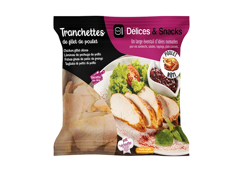 Tranchettes de filet de poulet - Délices & Snacks