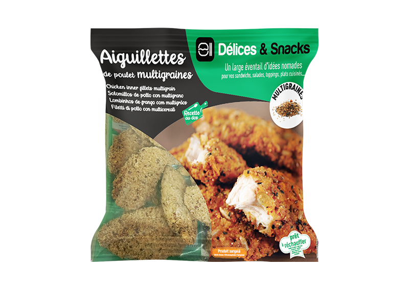 Chicken inner fillet multigrains (whole muscle) - Délices & Snacks