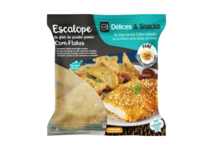 Cornflakes chicken breast fillet escalope (whole muscle) - Délices & Snacks