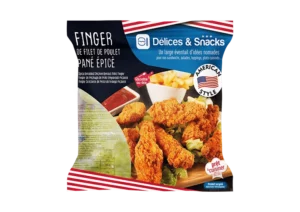 Breaded chicken finger American Style