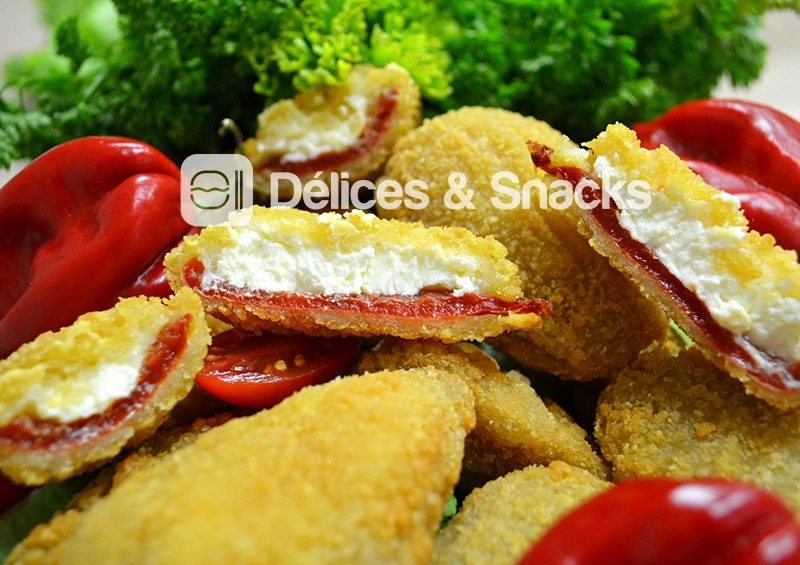 Breaded red pepper jalapeno cream - Delices-Snacks